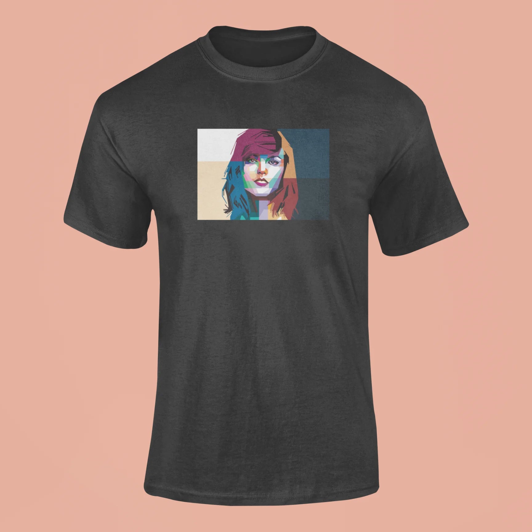 taylor swift mosaic t shirt black