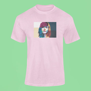 taylor swift mosaic t shirt pink