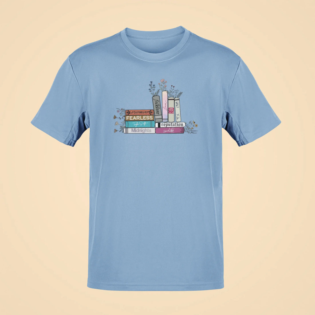 taylor swifts albums as books oversized t shirt rose