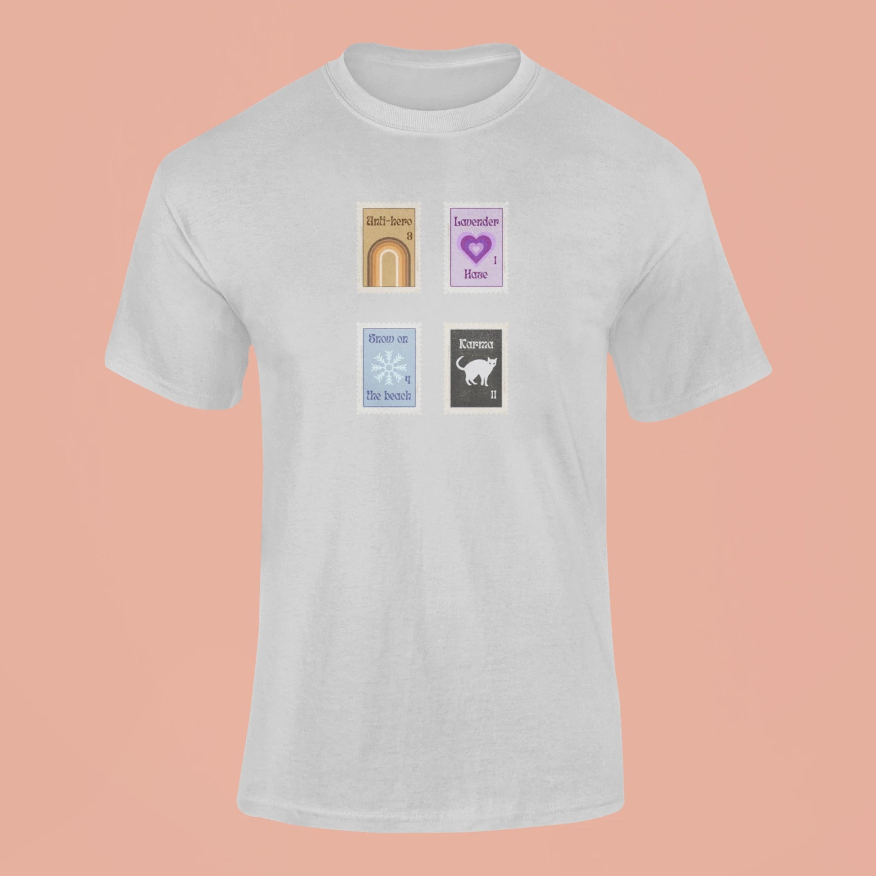 taylor swifts stamp t shirt grey