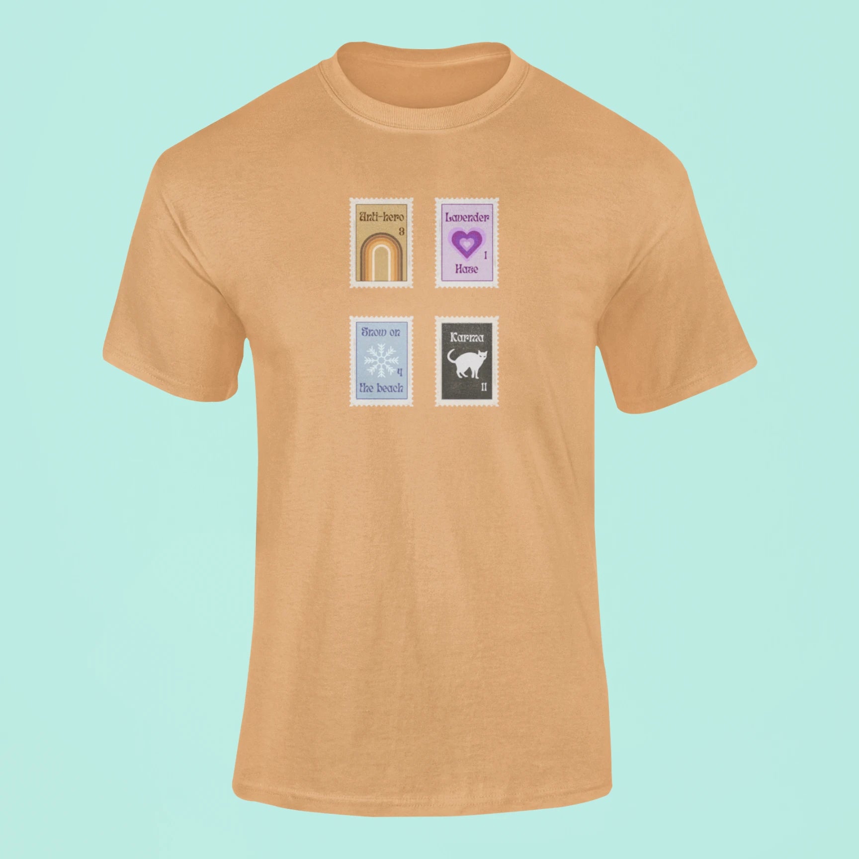 taylor swifts stamp t shirt mustard yellow