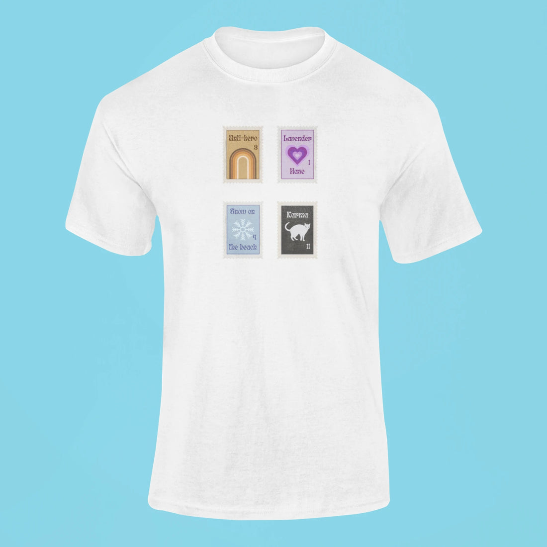 taylor swifts stamp t shirt black