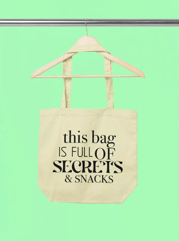 this bag is full of secrets and snacks scaled