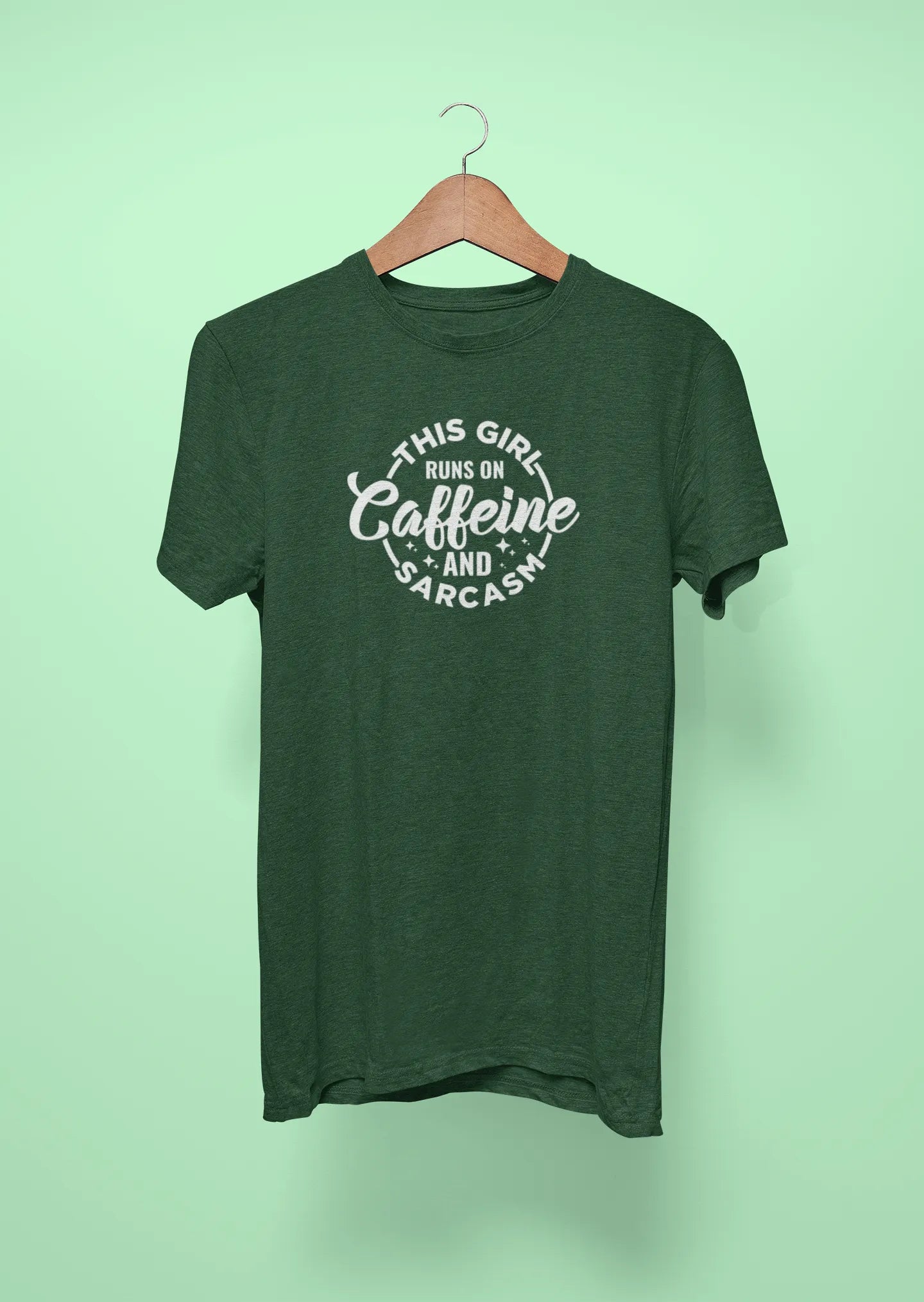 In coffee we trust Olive Green, XL
