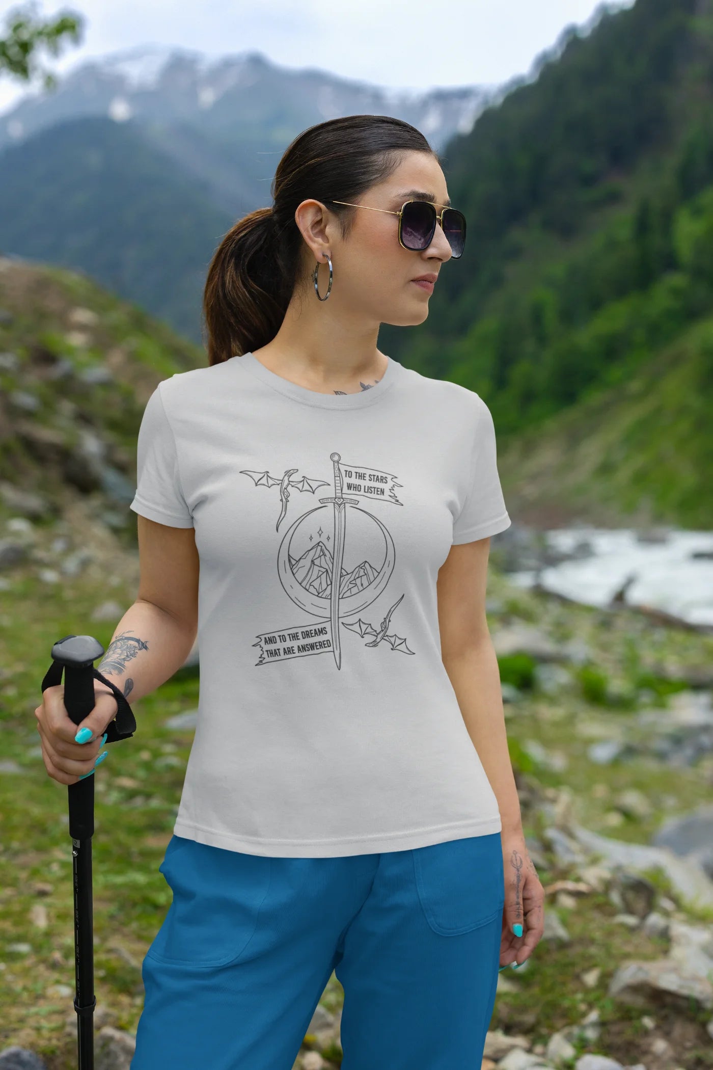 To the stars who listen and to the dreams that are answered T-Shirt