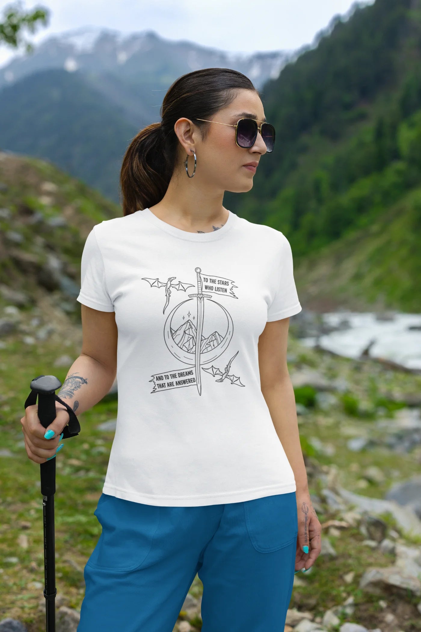To the stars who listen and to the dreams that are answered T-Shirt