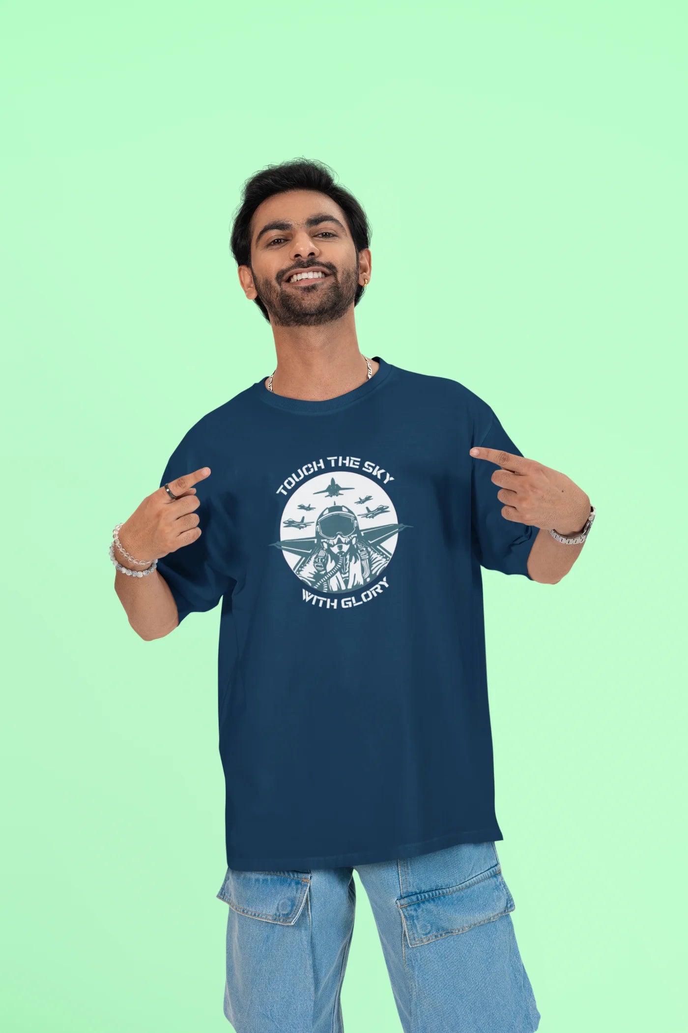 Touch the sky with glory T-Shirt Oversized T-Shirt