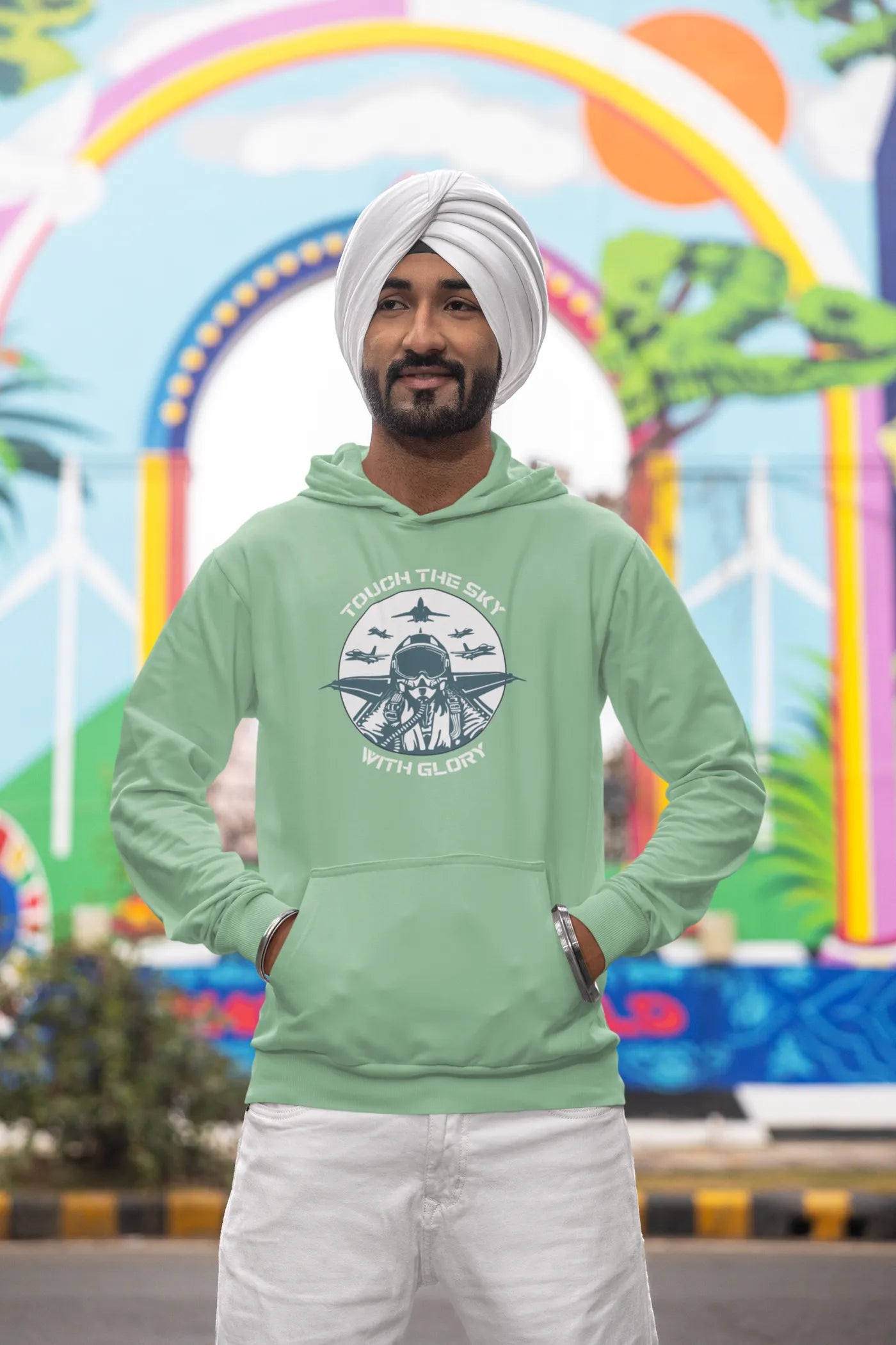 Touch the sky with glory Unisex Hoodie
