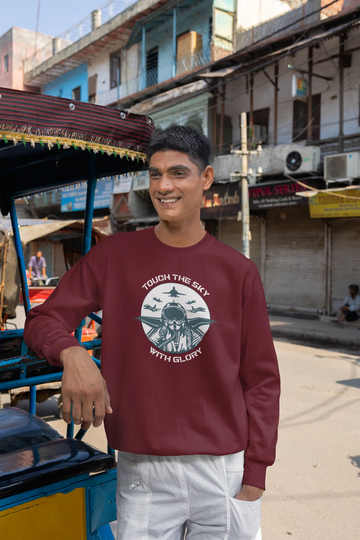 Raak de hemel aan met glorie Unisex sweatshirt