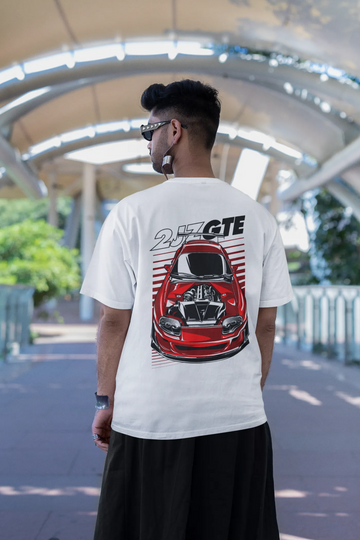 Toyota Supra 2JZ-GTE Engine Oversized T-Shirt