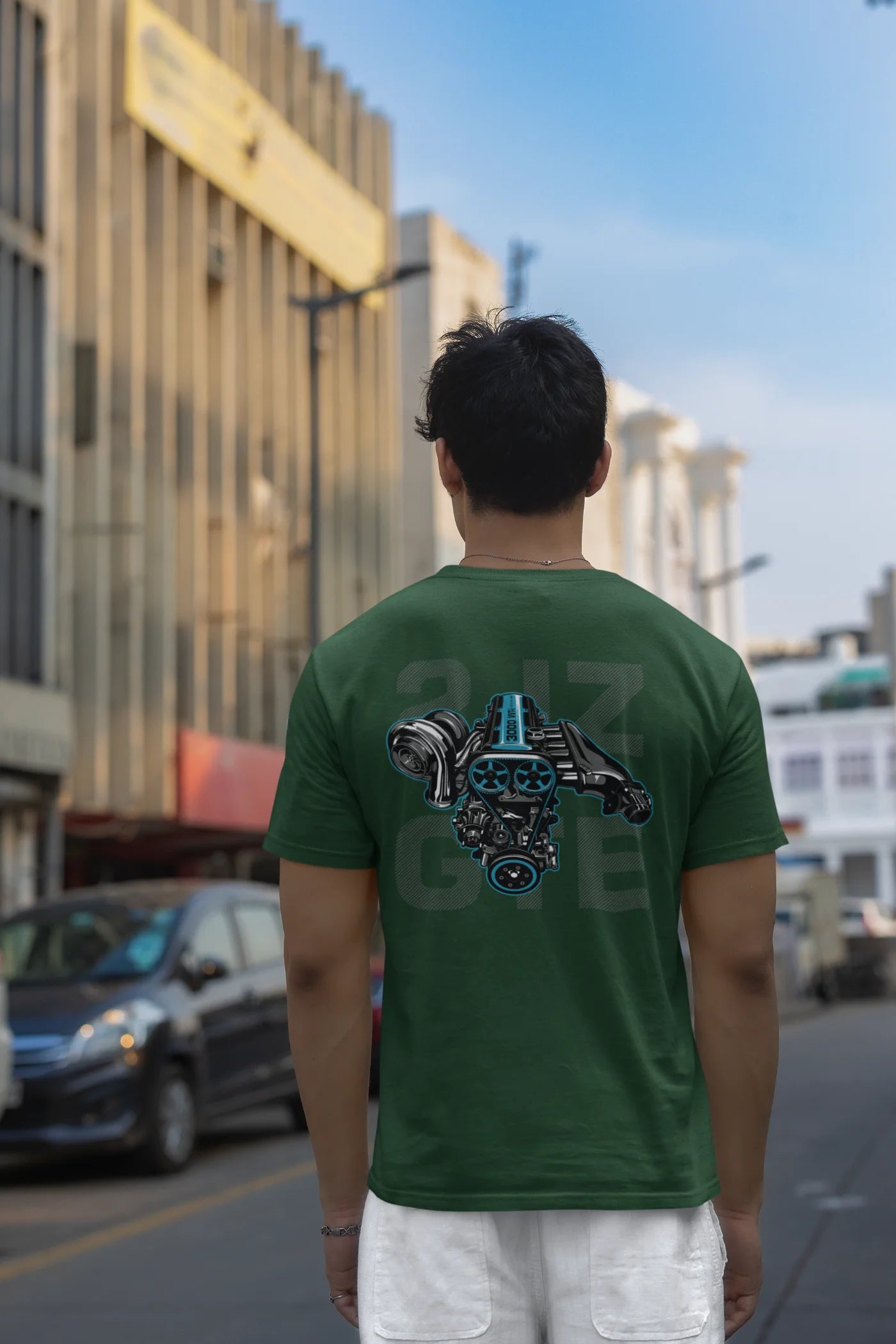 Toyota Supra 2JZ-GTE Engine T-Shirt