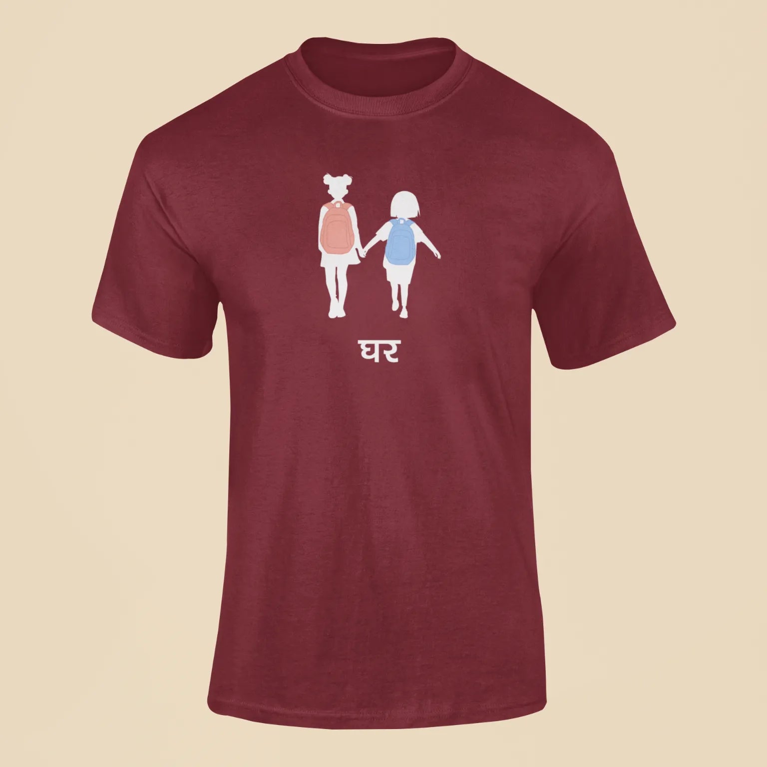 two sisters jigra t shirt maroon