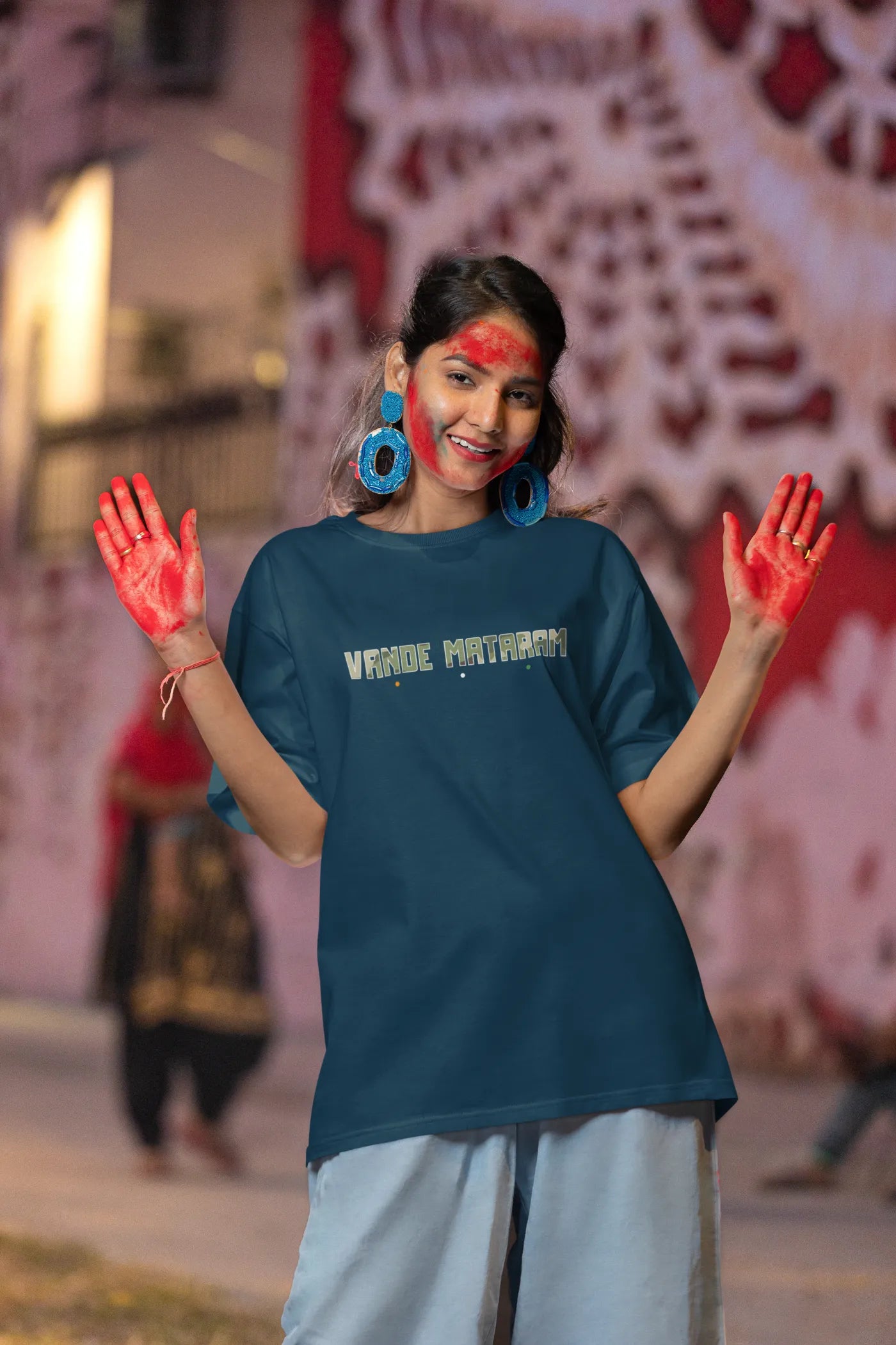 Vande Mataram Oversized T-Shirt