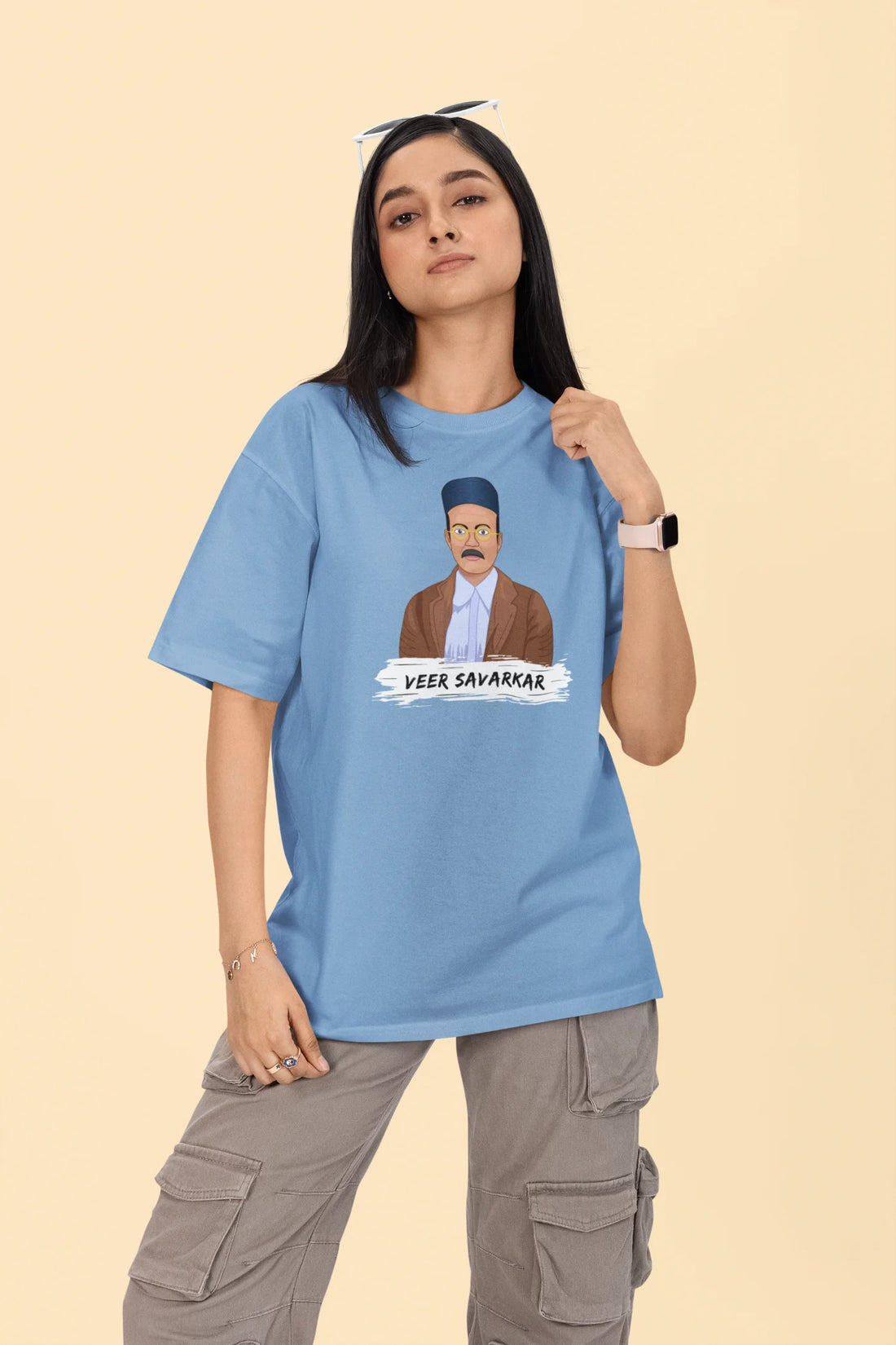 Veer Savarkar Oversized T-Shirt