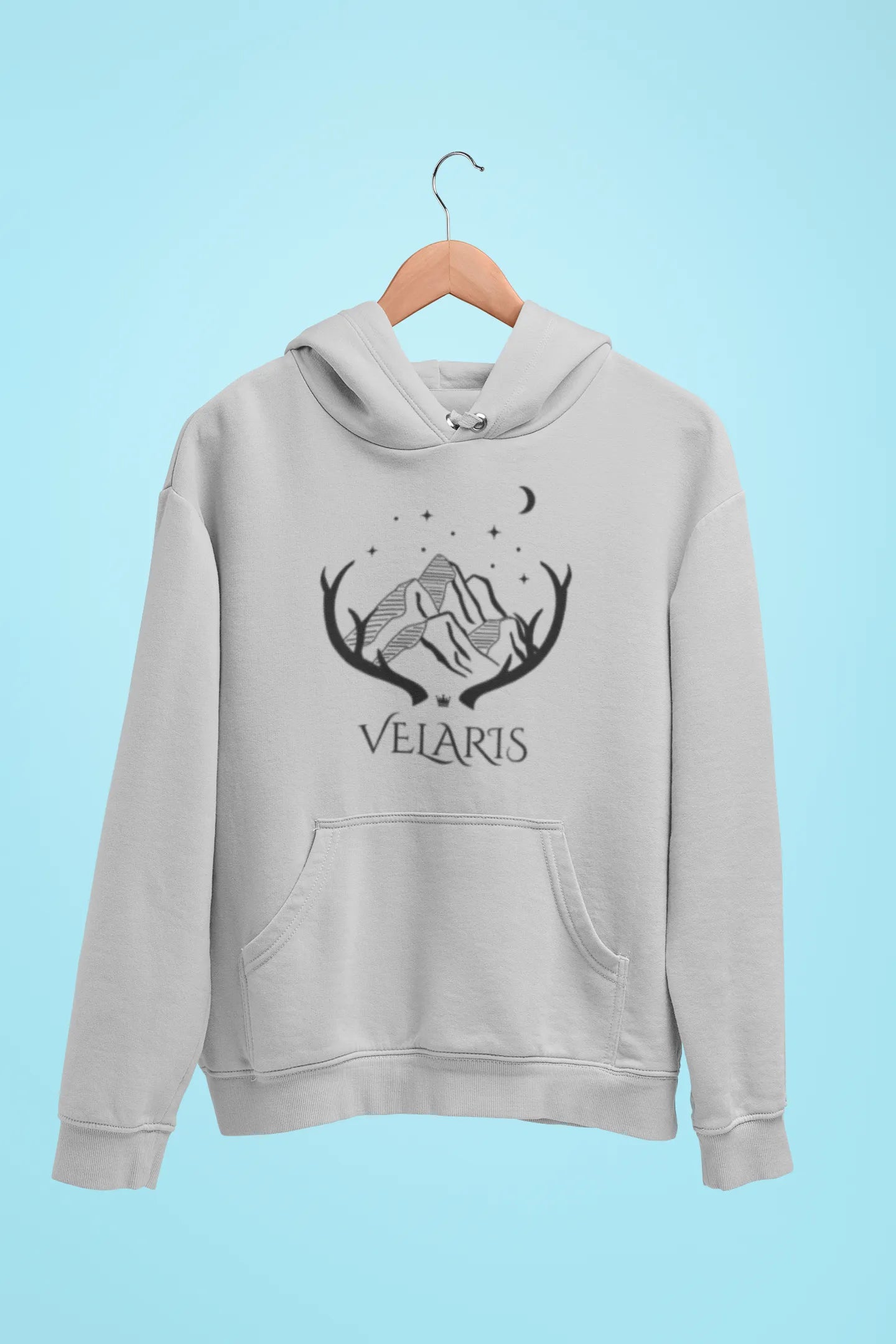 velaris unisex hoodie grey