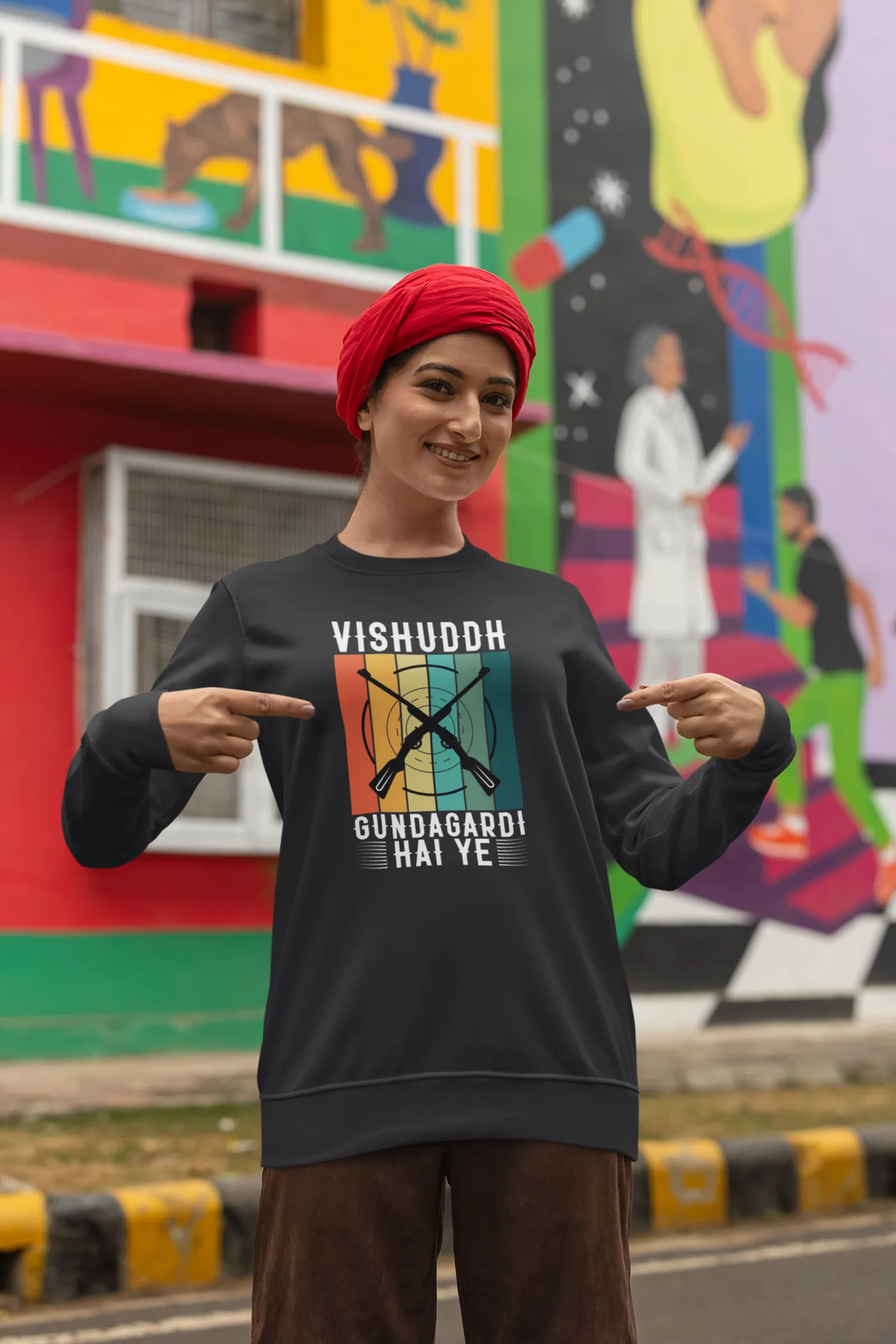 Vishuddh gundagardi hai ye Unisex Sweatshirt