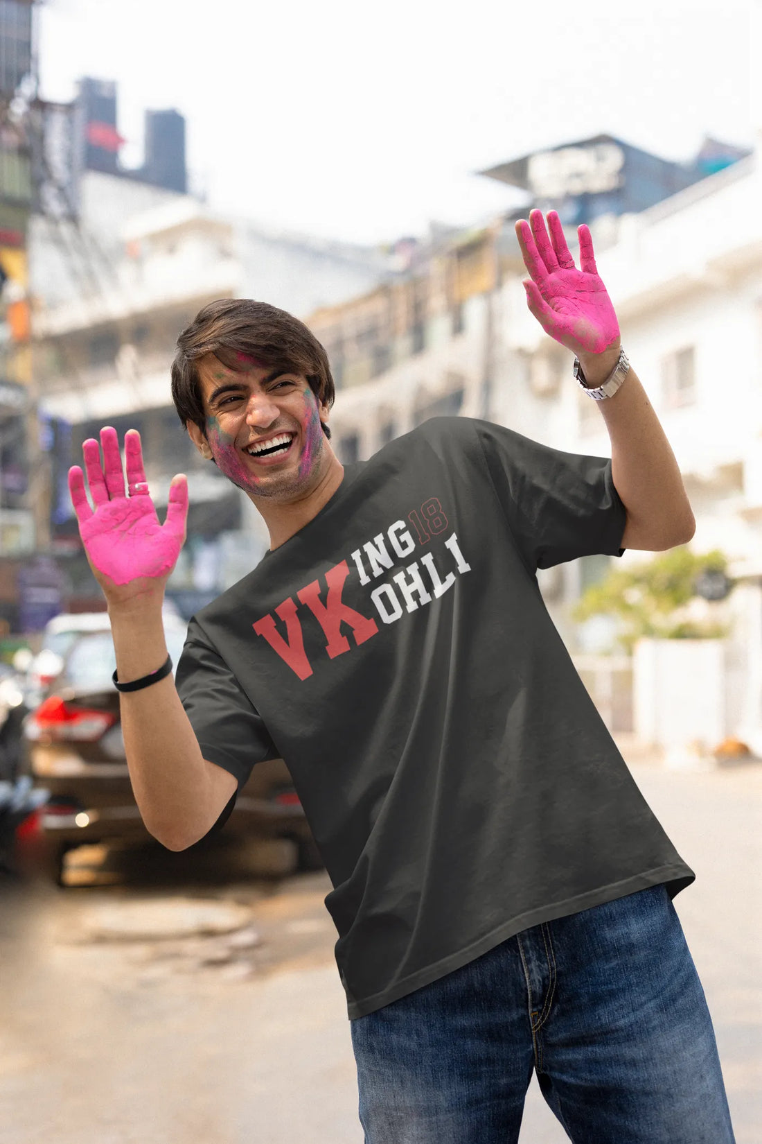 VK King Kohli 18 Oversized T-Shirt