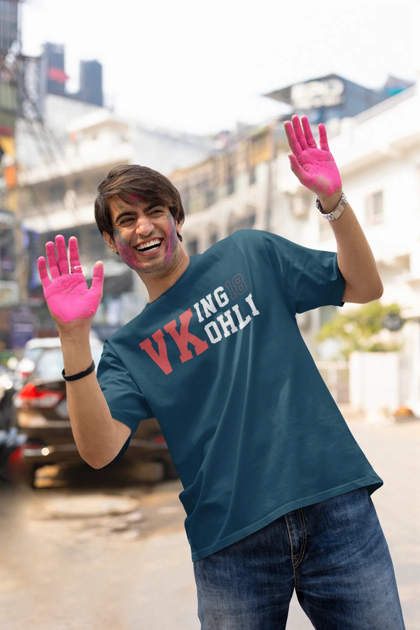 VK King Kohli 18 Oversized T-Shirt