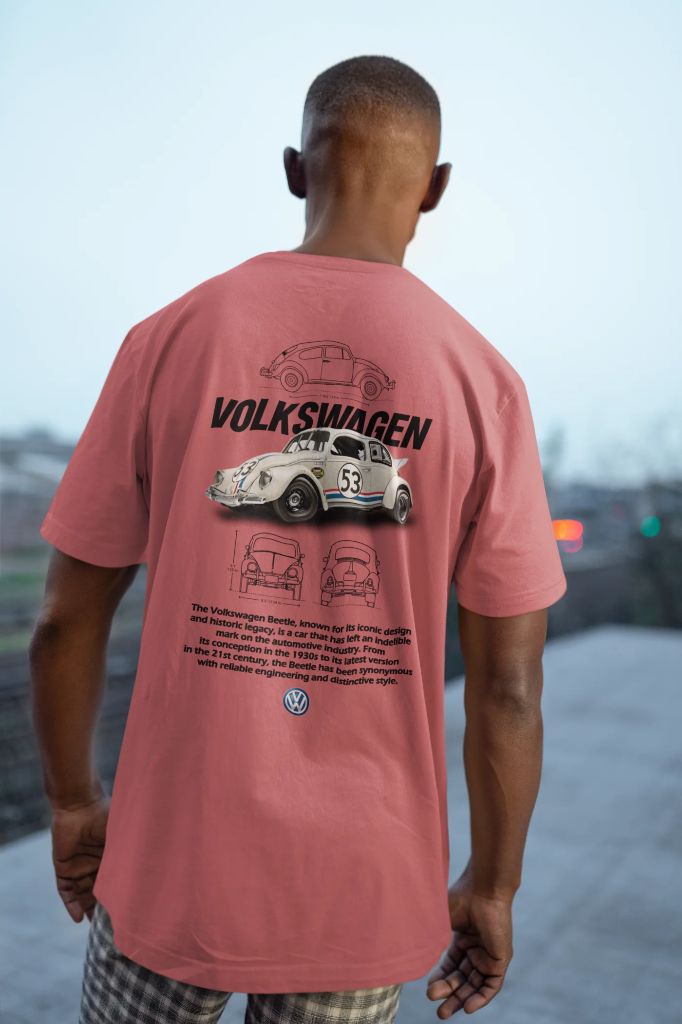Volkswagen Beetle Oversized T-Shirt