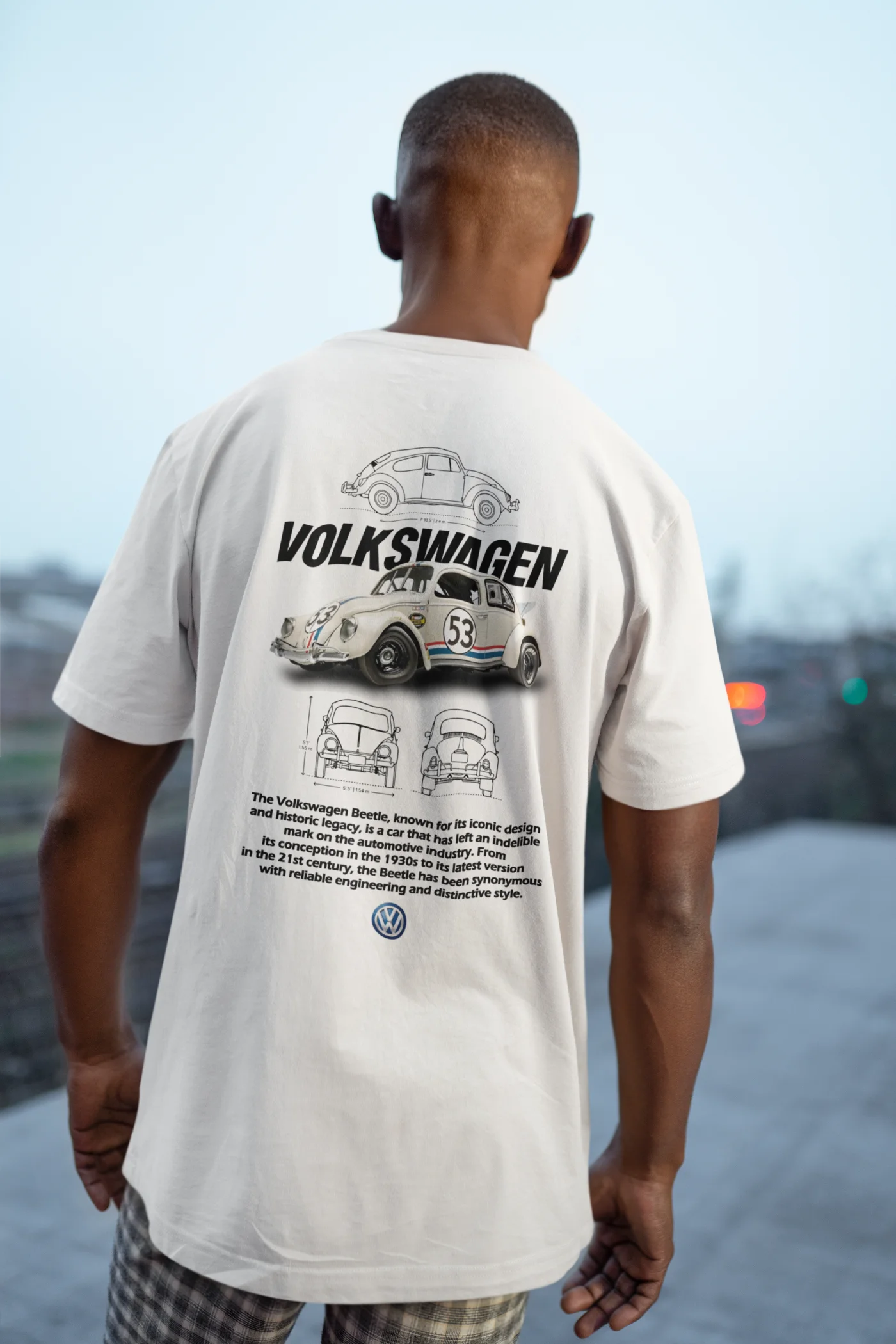 Volkswagen Beetle Oversized T-Shirt