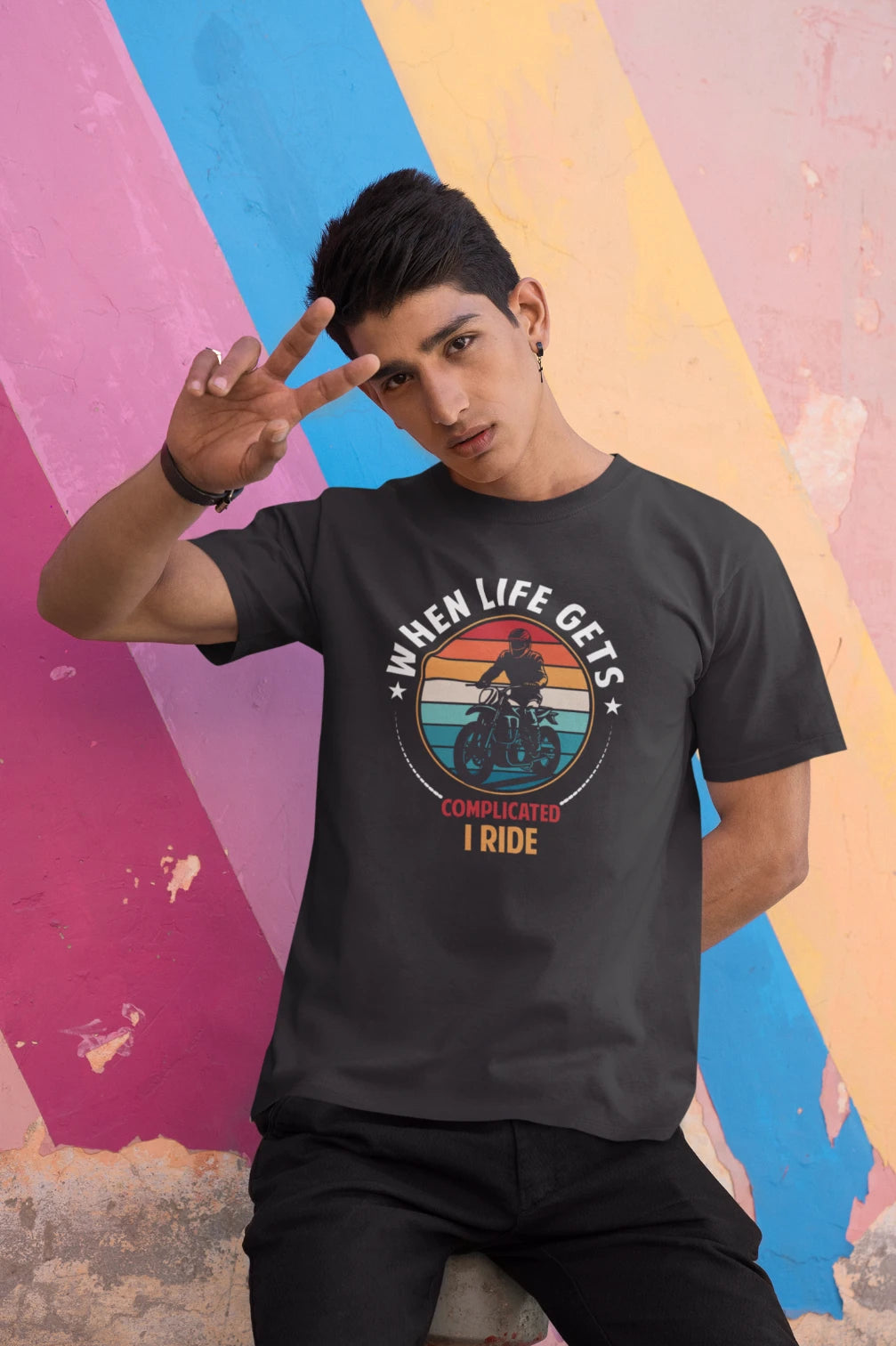 When life gets complicated, I ride T-Shirt