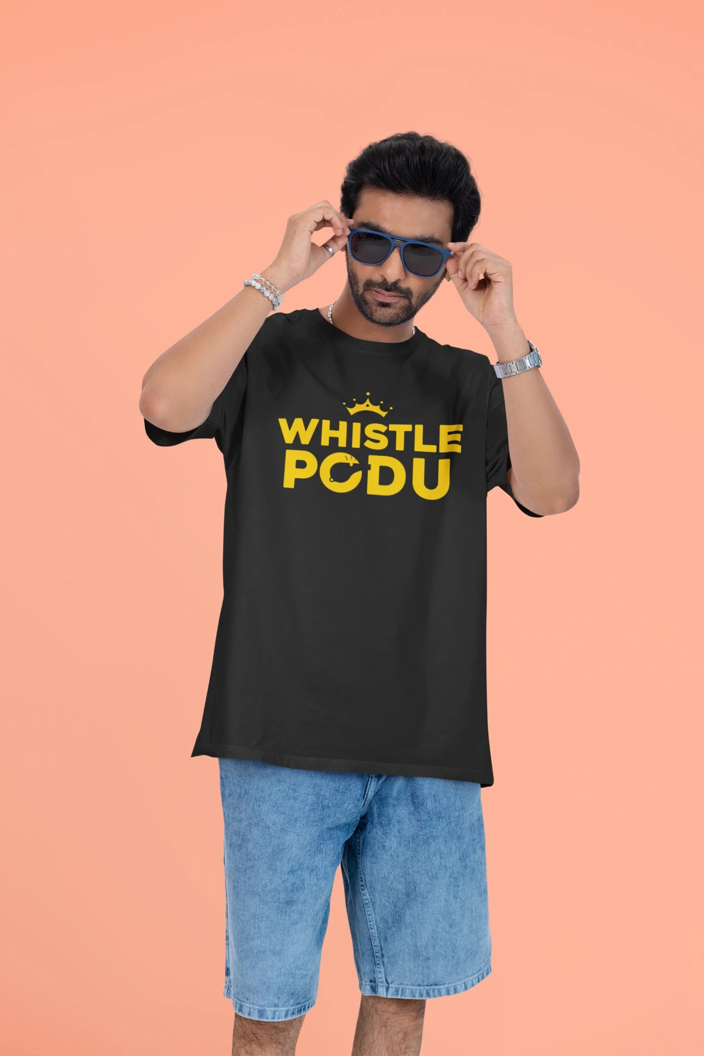Whistle Podu CSK Oversized T-shirt