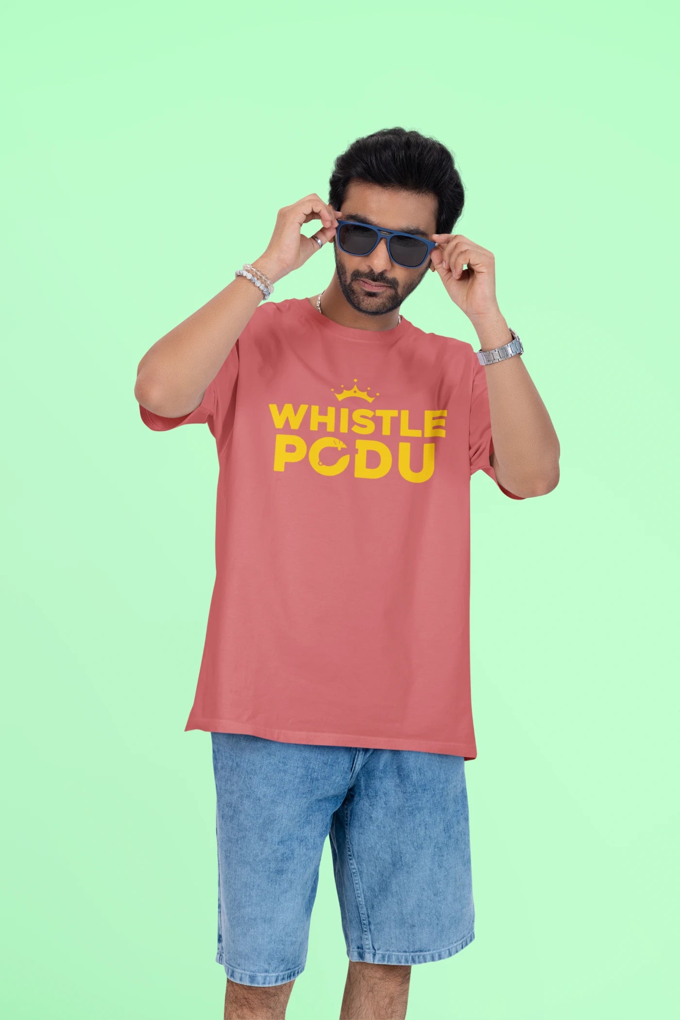 Whistle Podu CSK Oversized T-shirt