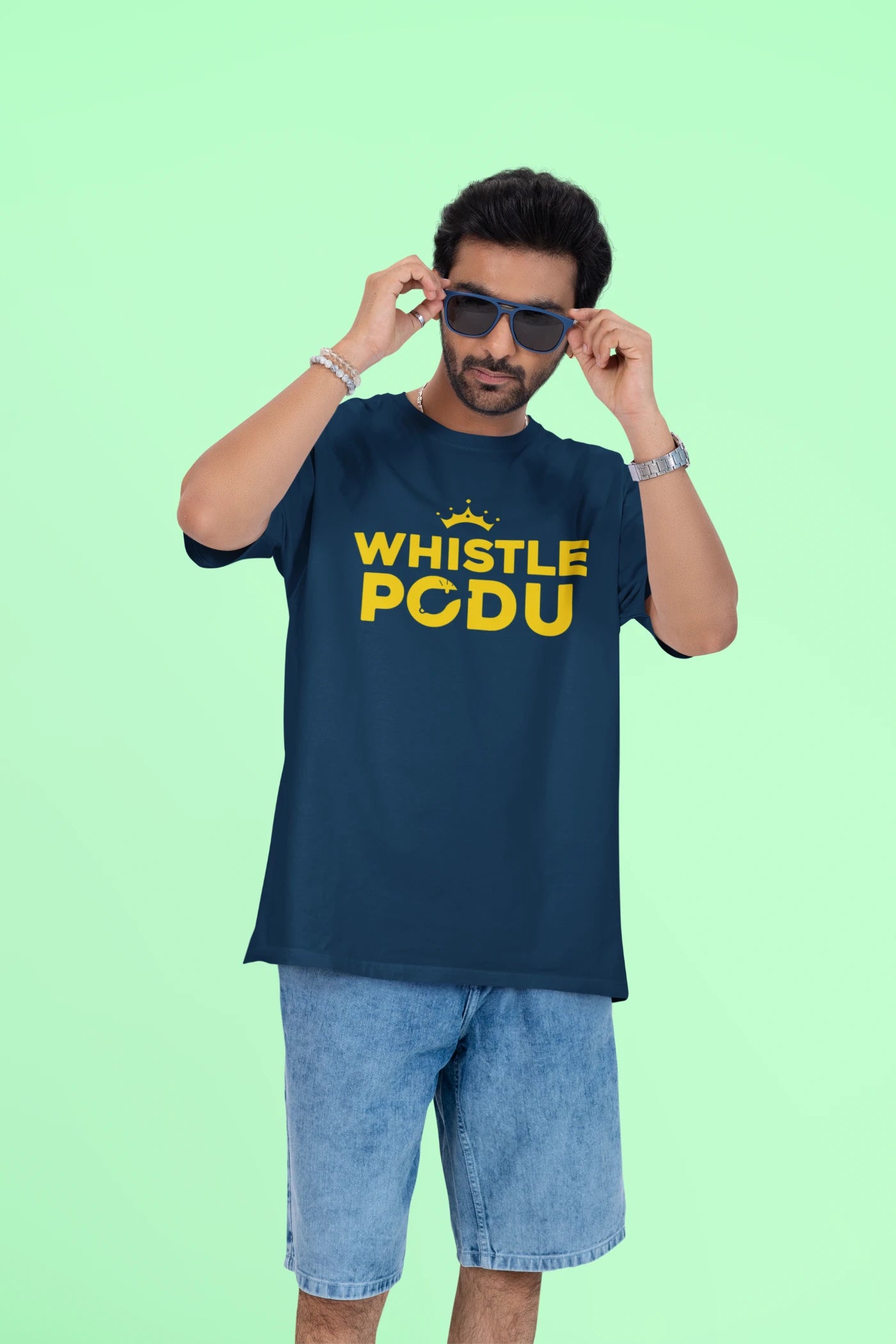 Whistle Podu CSK Oversized T-shirt