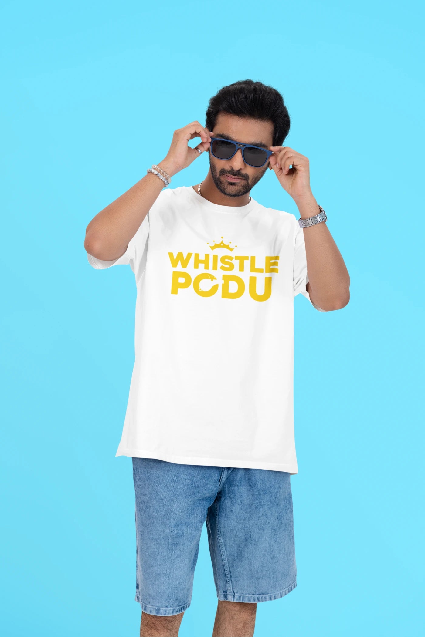 Whistle Podu CSK Oversized T-shirt