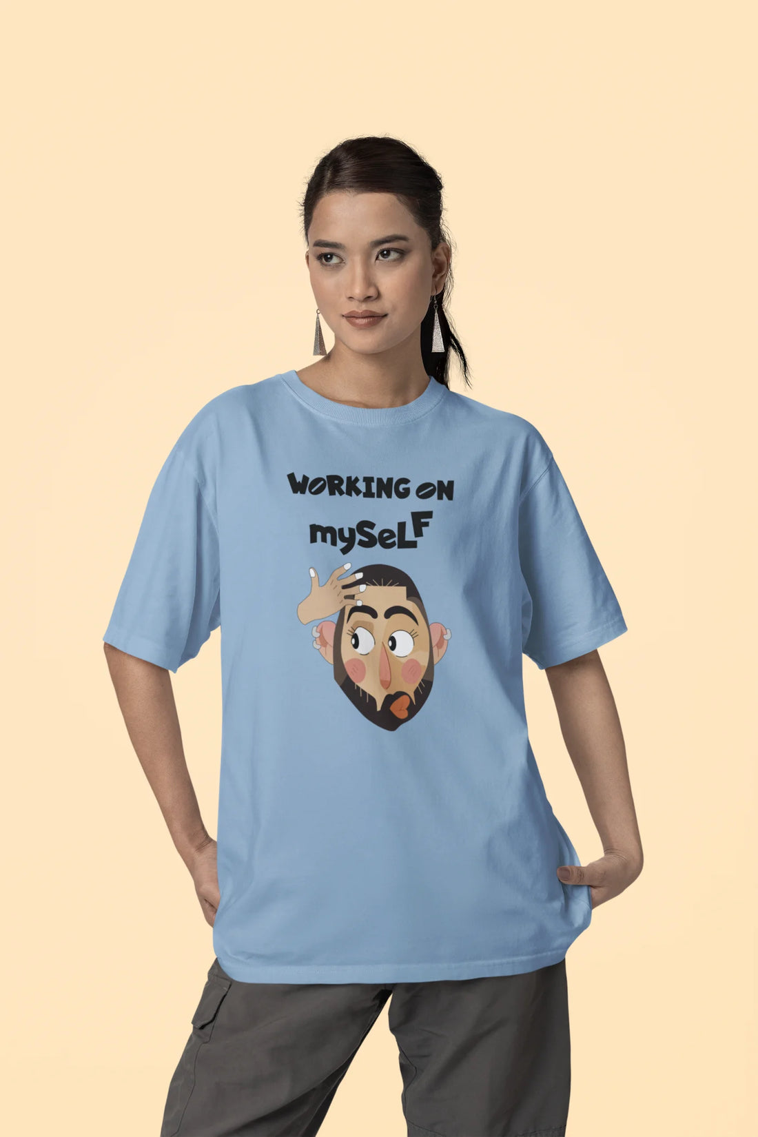 Working on myself Oversized T-Shirt