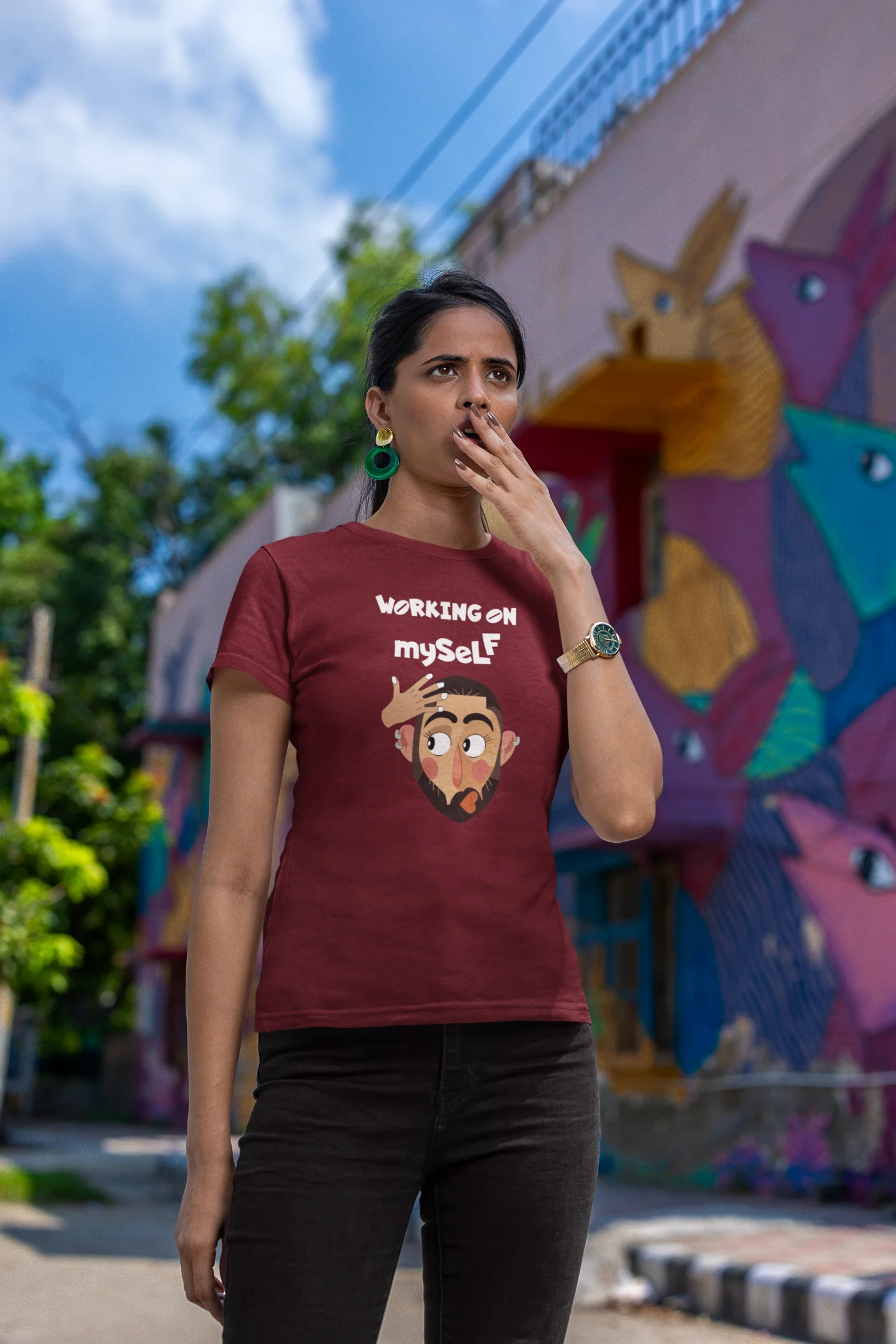 Working on myself T-Shirt