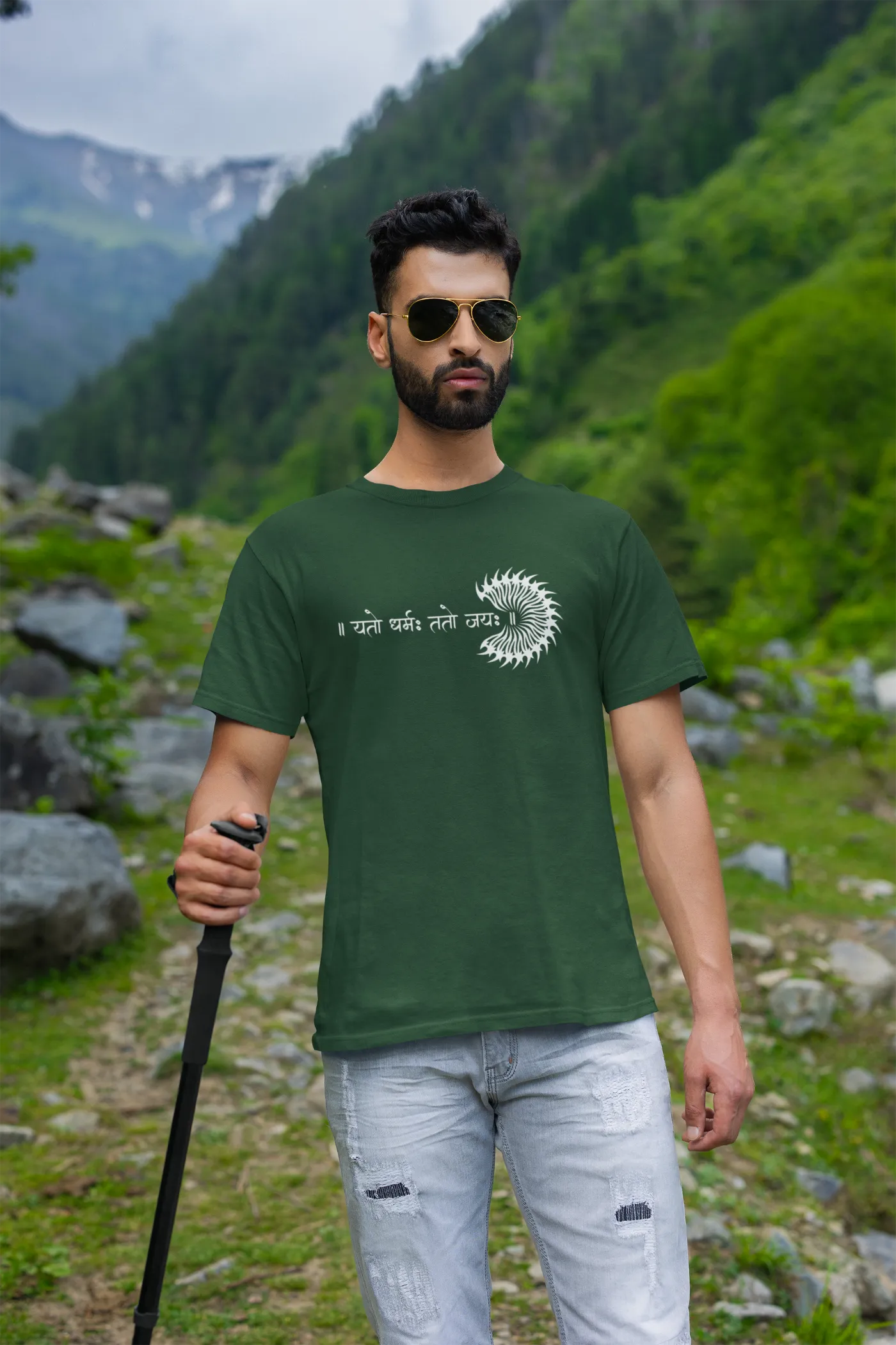 Yato dharma tato jayah T-shirt