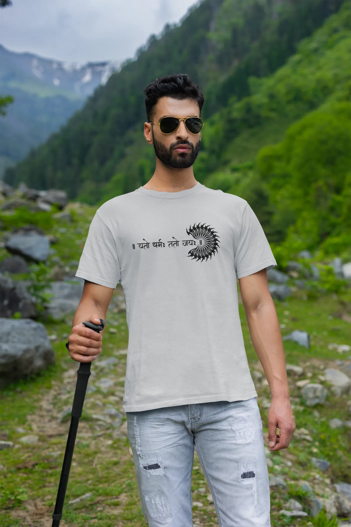 Yato dharma tato jayah T-shirt