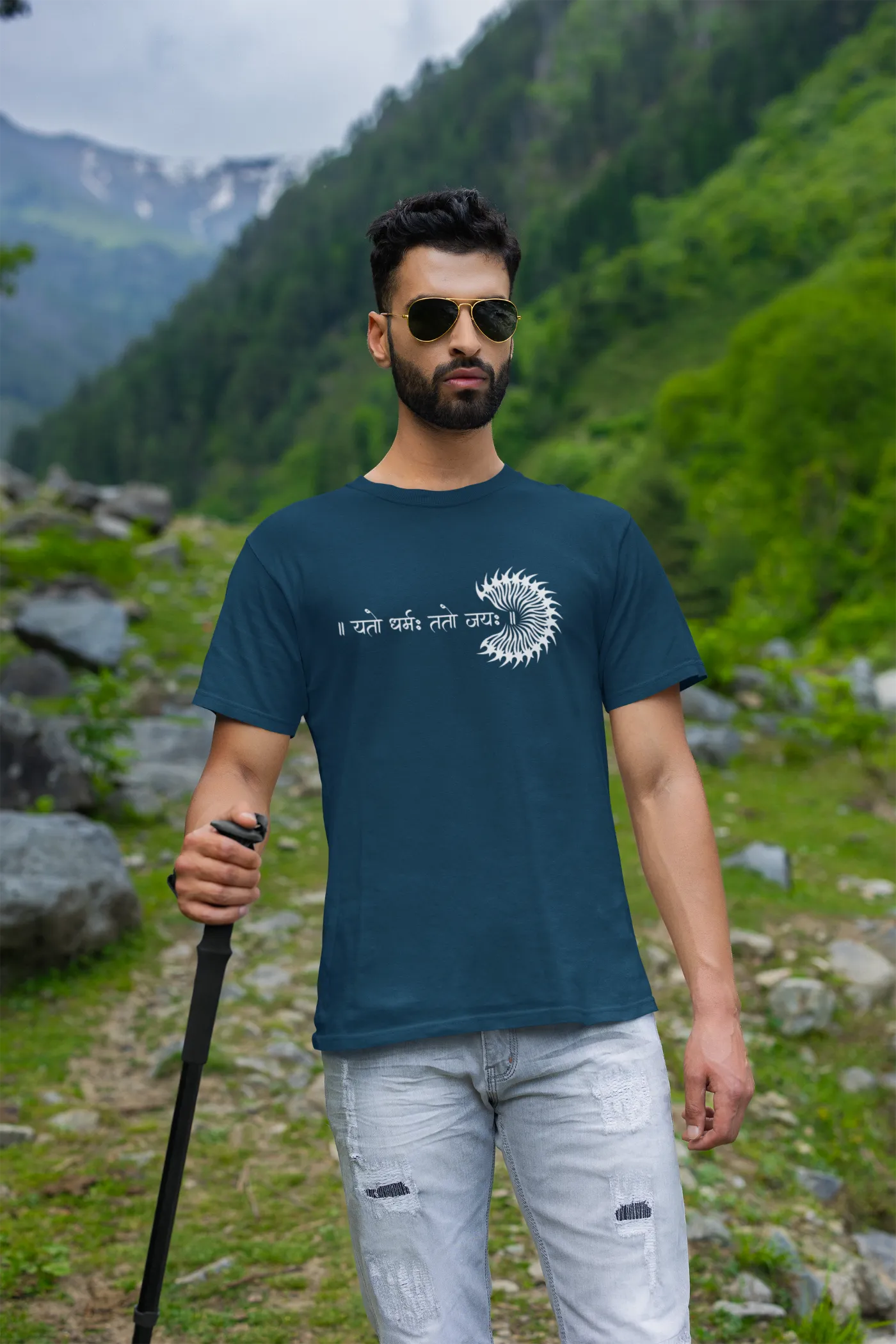 Yato dharma tato jayah T-shirt