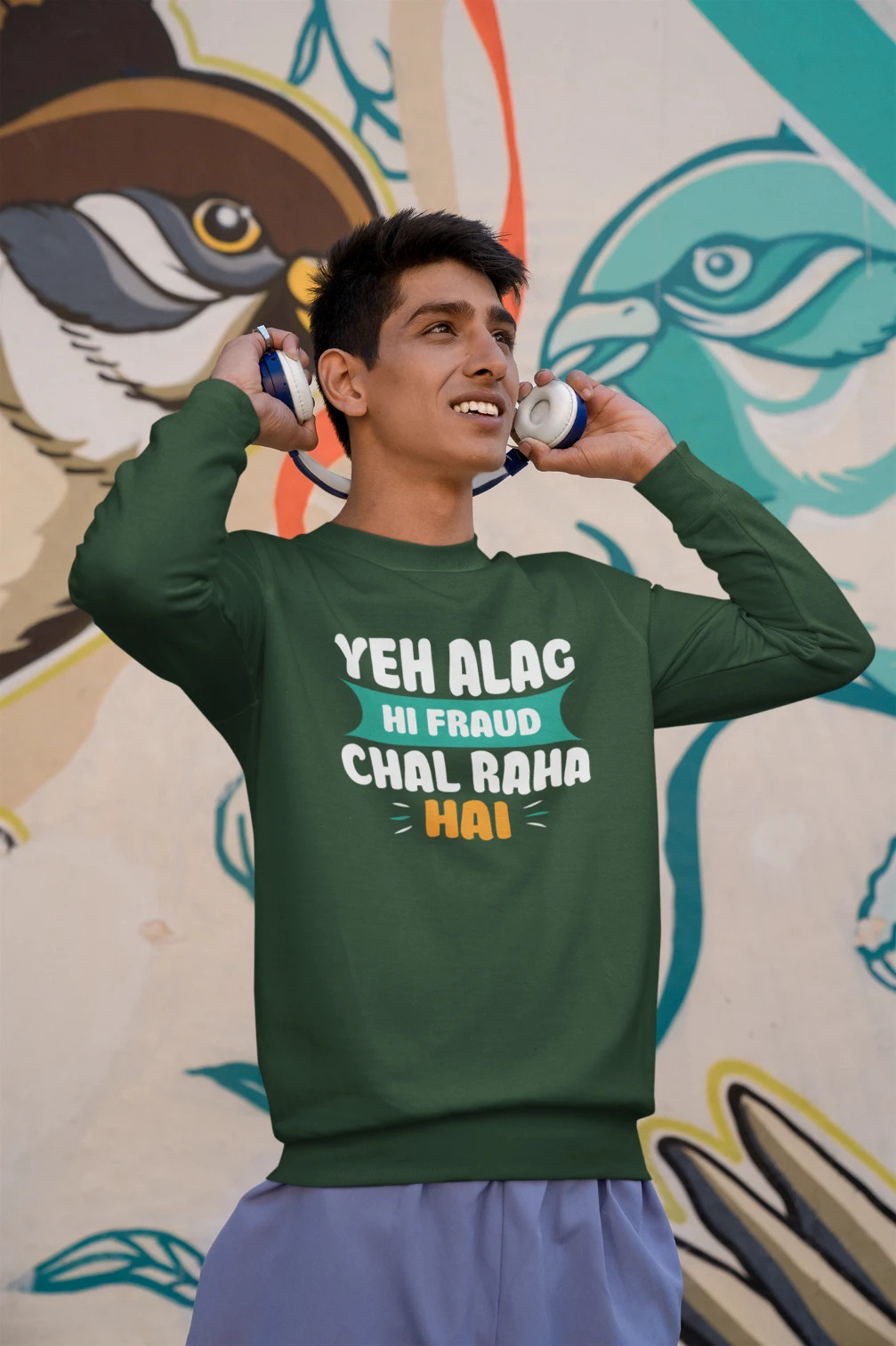 Yeh alag hallo fraude chal raha hai unisex sweatshirt
