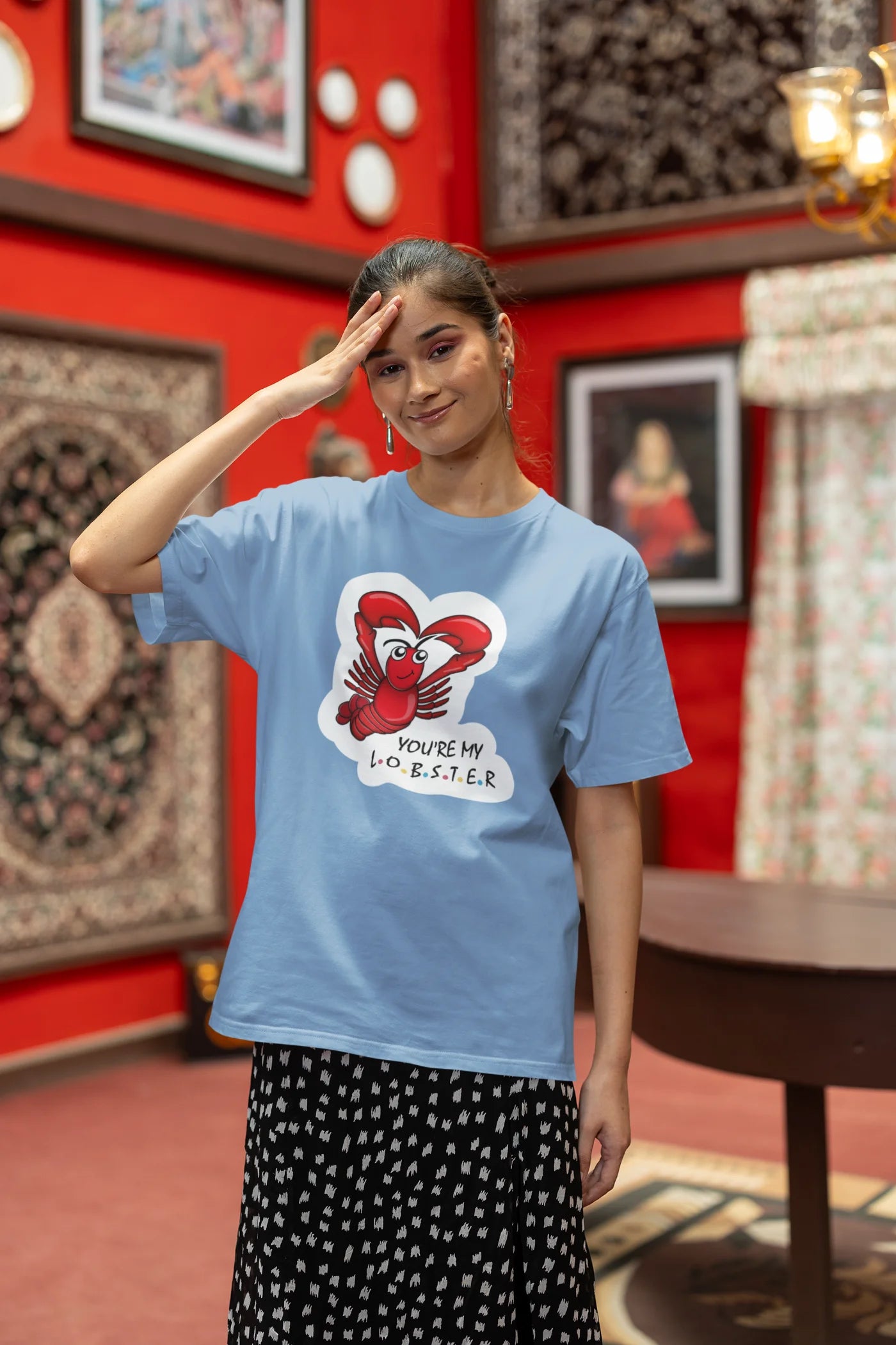 Jij bent mijn kreeft oversized T-shirt