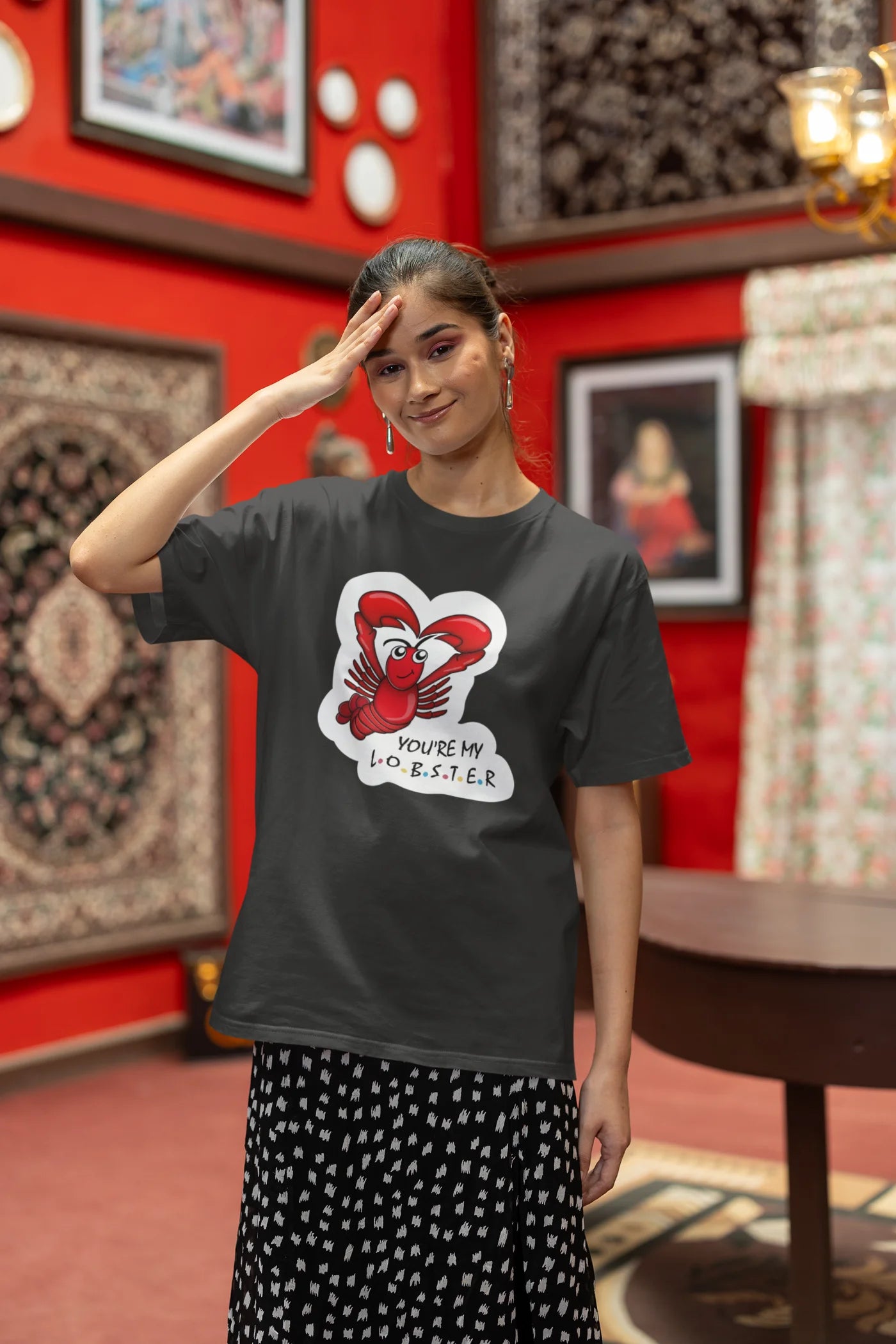 Jij bent mijn kreeft oversized T-shirt