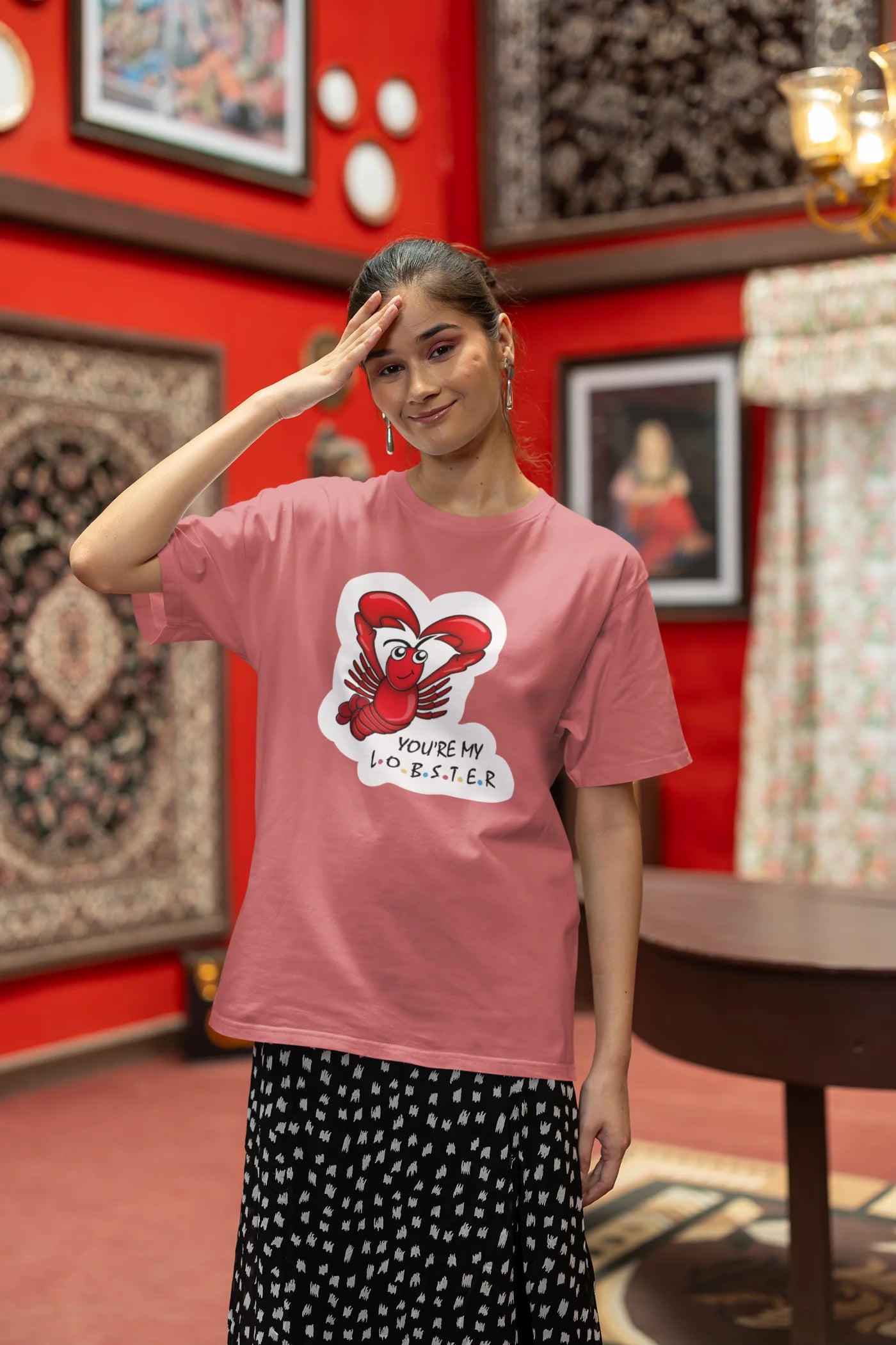 Jij bent mijn kreeft oversized T-shirt